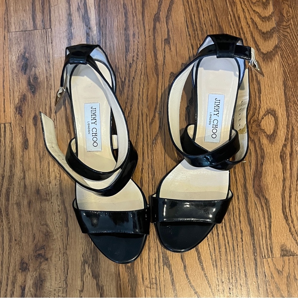 Jimmy Choo Glossy Black Heels
